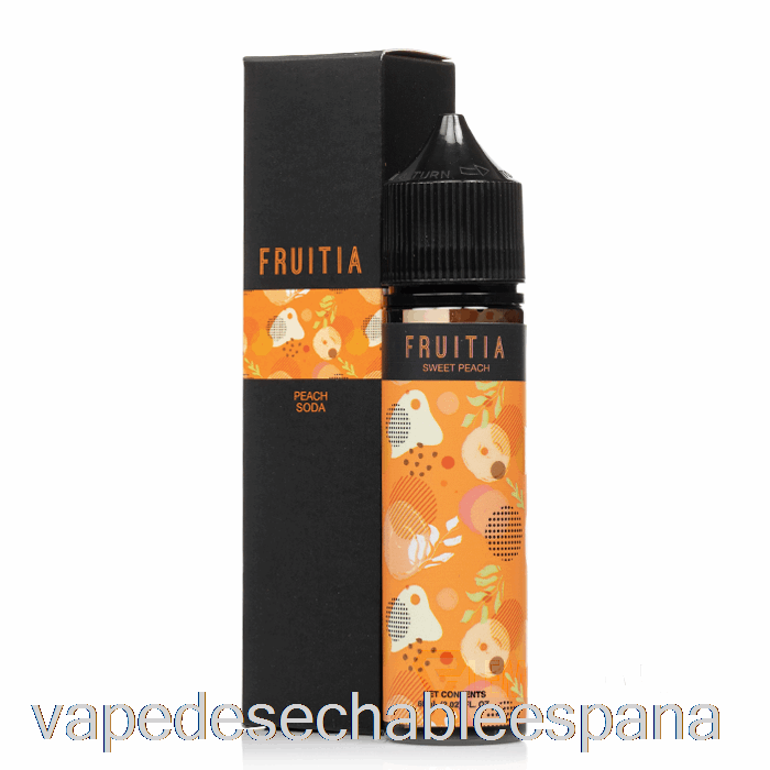 Vape Desechable España Peach Soda - Fruitia - 60mL 3mg